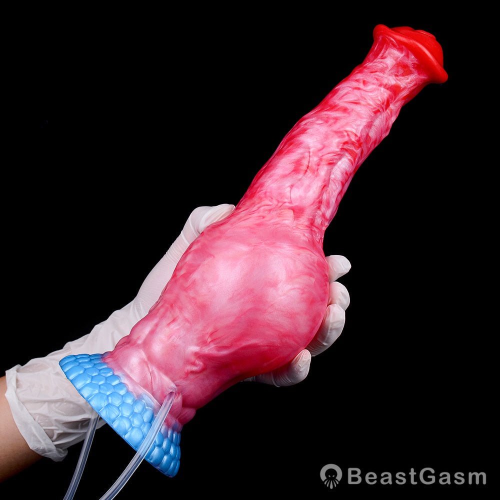 ⭐ Inflatable Squirting Horse Dildo – Realistic Ride by BeastGasm - BeastGasm
