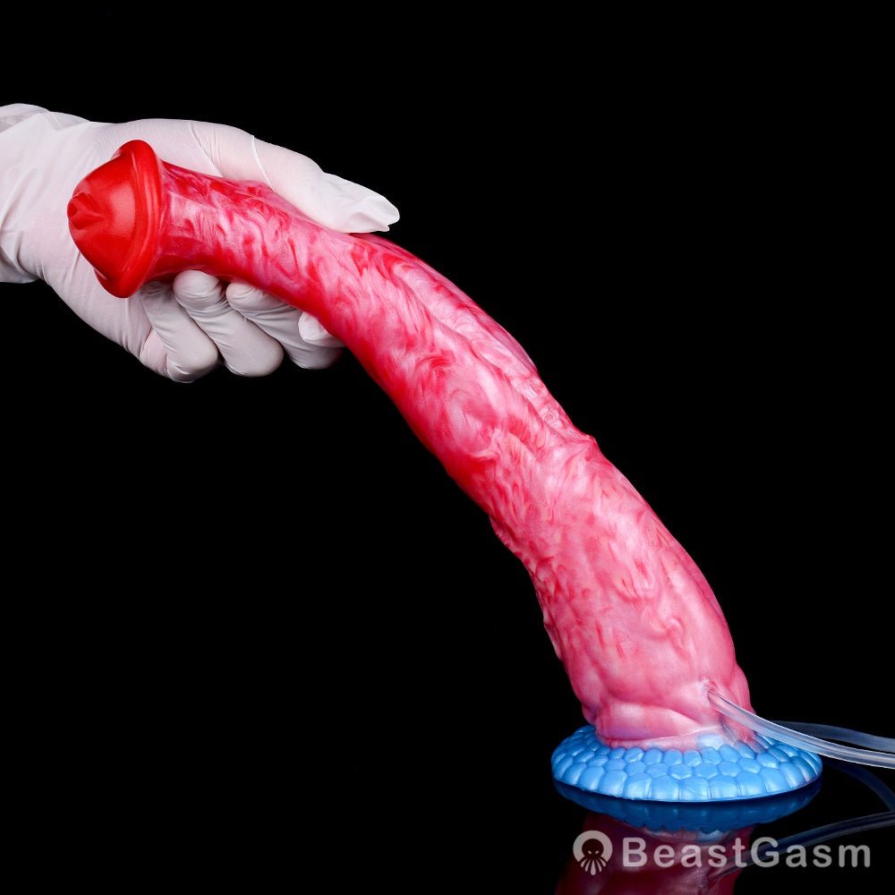 ⭐ Inflatable Squirting Horse Dildo – Realistic Ride by BeastGasm - BeastGasm