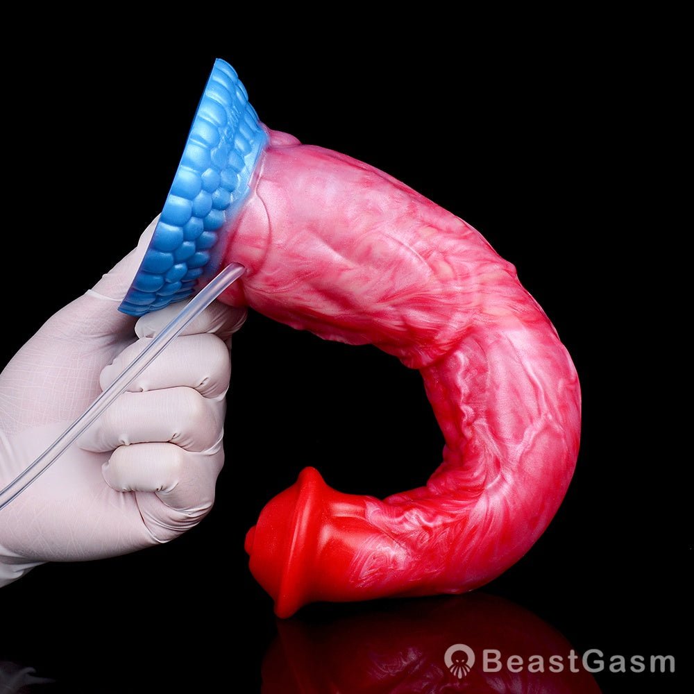 ⭐ Inflatable Squirting Horse Dildo – Realistic Ride by BeastGasm - BeastGasm