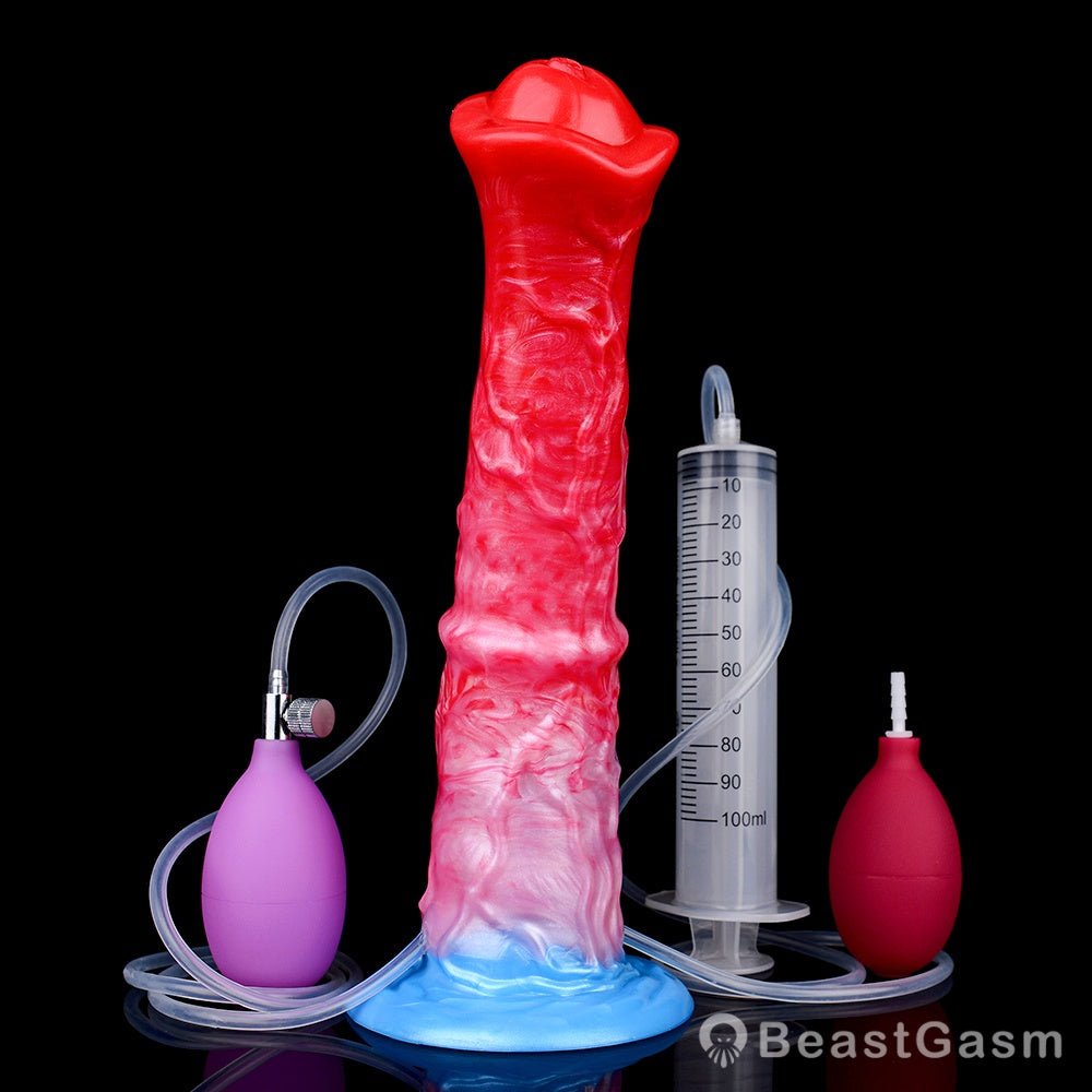 Inflatable Squirting Horse Dildo – Realistic Stallion Play - BeastGasm