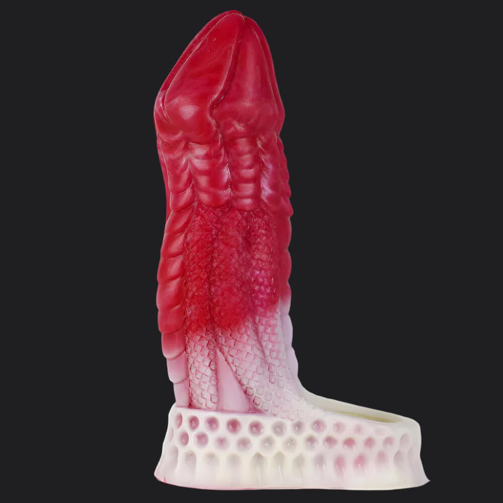 Io Dragon Penis Extender Sleeve - Red - BeastGasm