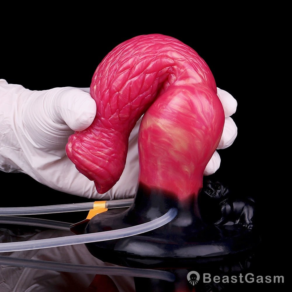 Ironjaw Bulldog Inflatable Dildo: Power Beast Grip 🐶 - BeastGasm