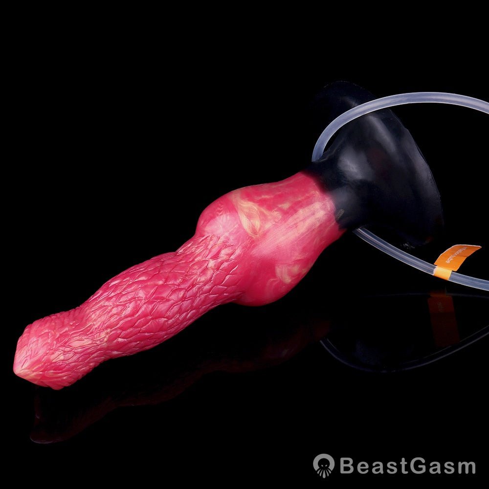 Ironjaw Bulldog Inflatable Dildo: Power Beast Grip 🐶 - BeastGasm