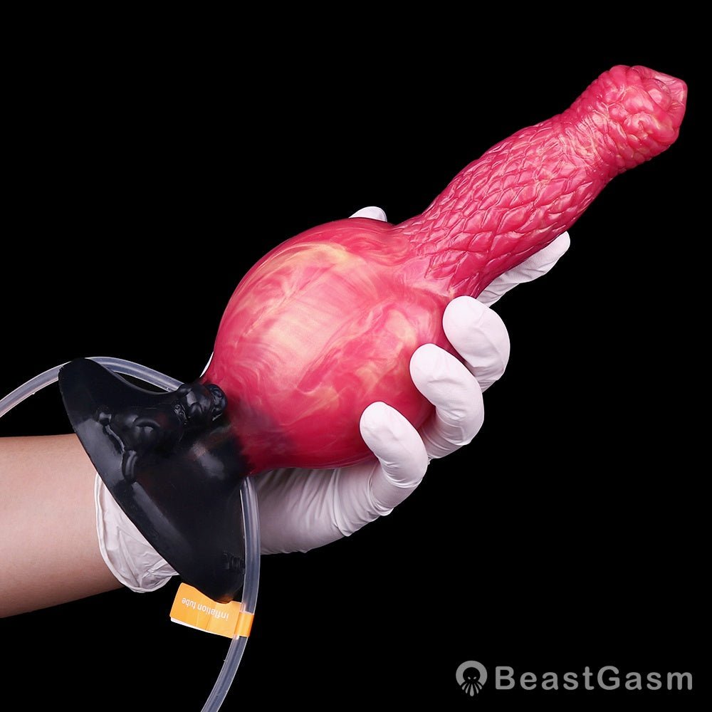 Ironjaw Bulldog Inflatable Dildo: Power Beast Grip 🐶 - BeastGasm