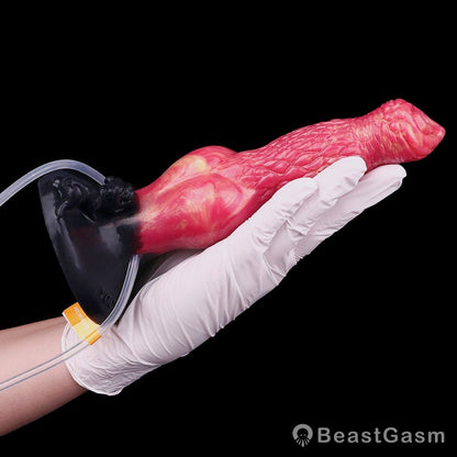 Ironjaw Bulldog Inflatable Dildo: Power Beast Grip 🐶 - BeastGasm