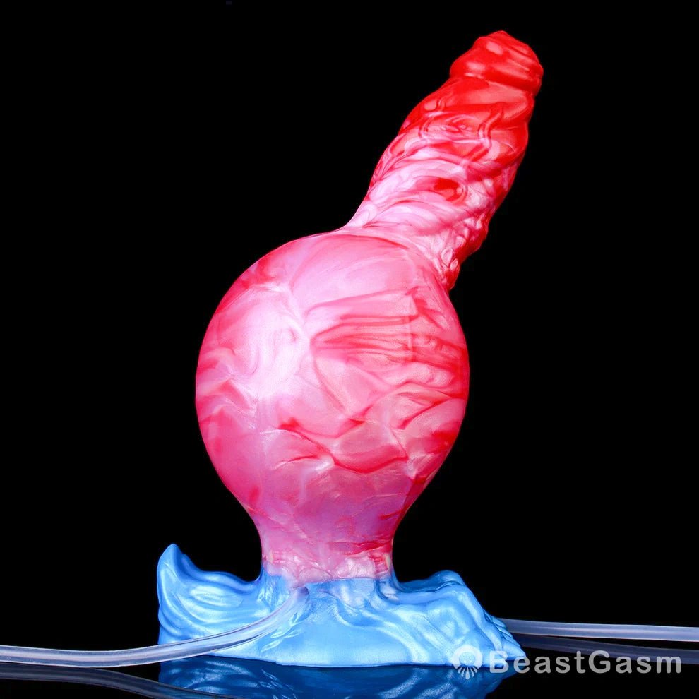 🐺Jack WolfSkin Fantasy Inflatable Squirting Dildo – Knotted Ejaculating Pleasure - BeastGasm