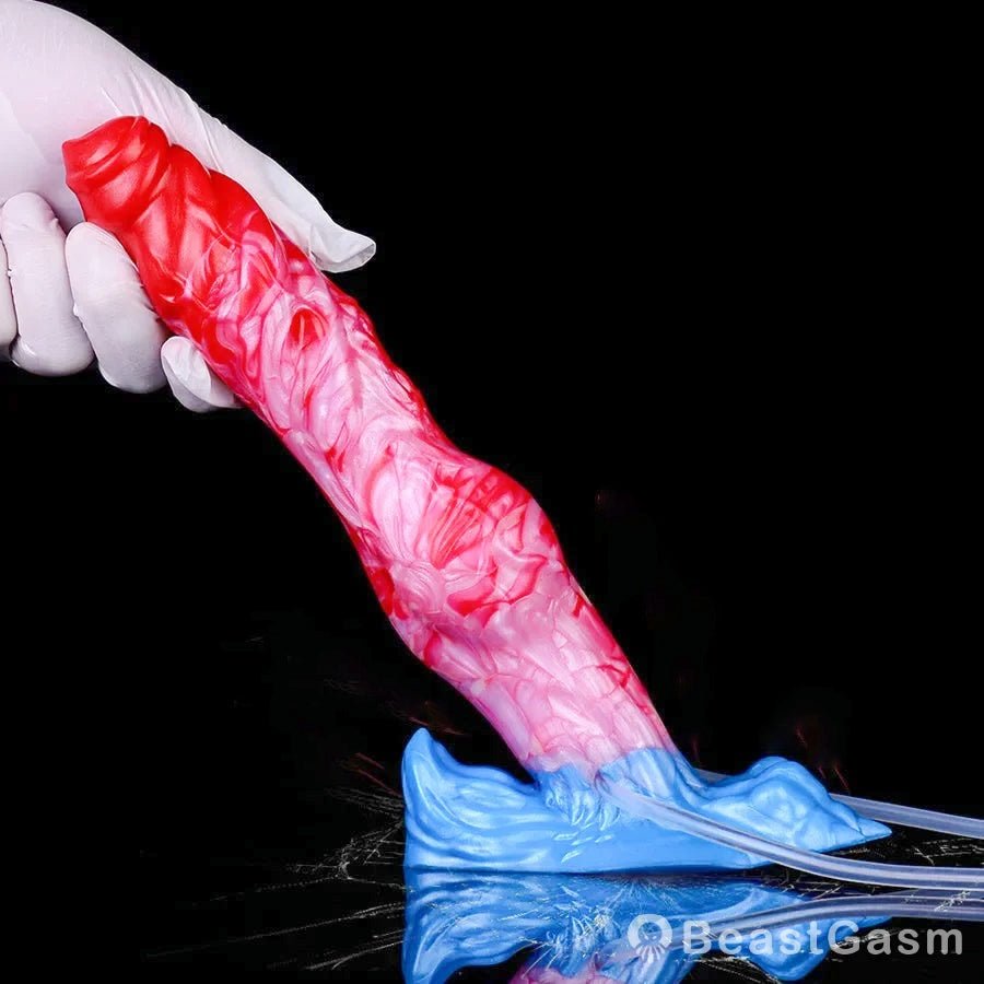 🐺Jack WolfSkin Fantasy Inflatable Squirting Dildo – Knotted Ejaculating Pleasure - BeastGasm