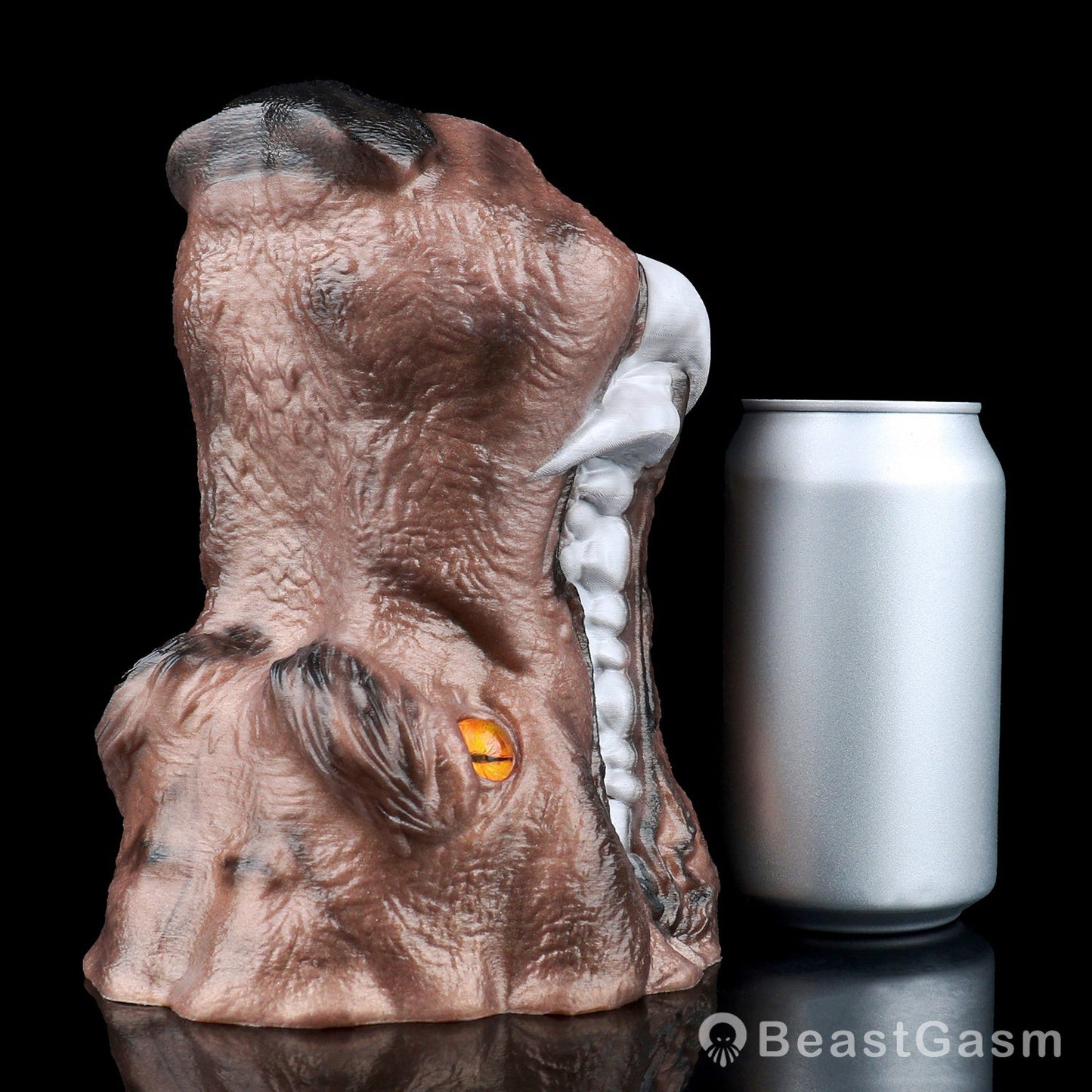 🐺 Jackal Dune: Feral Fantasy Wolf Head Stroker - BeastGasm
