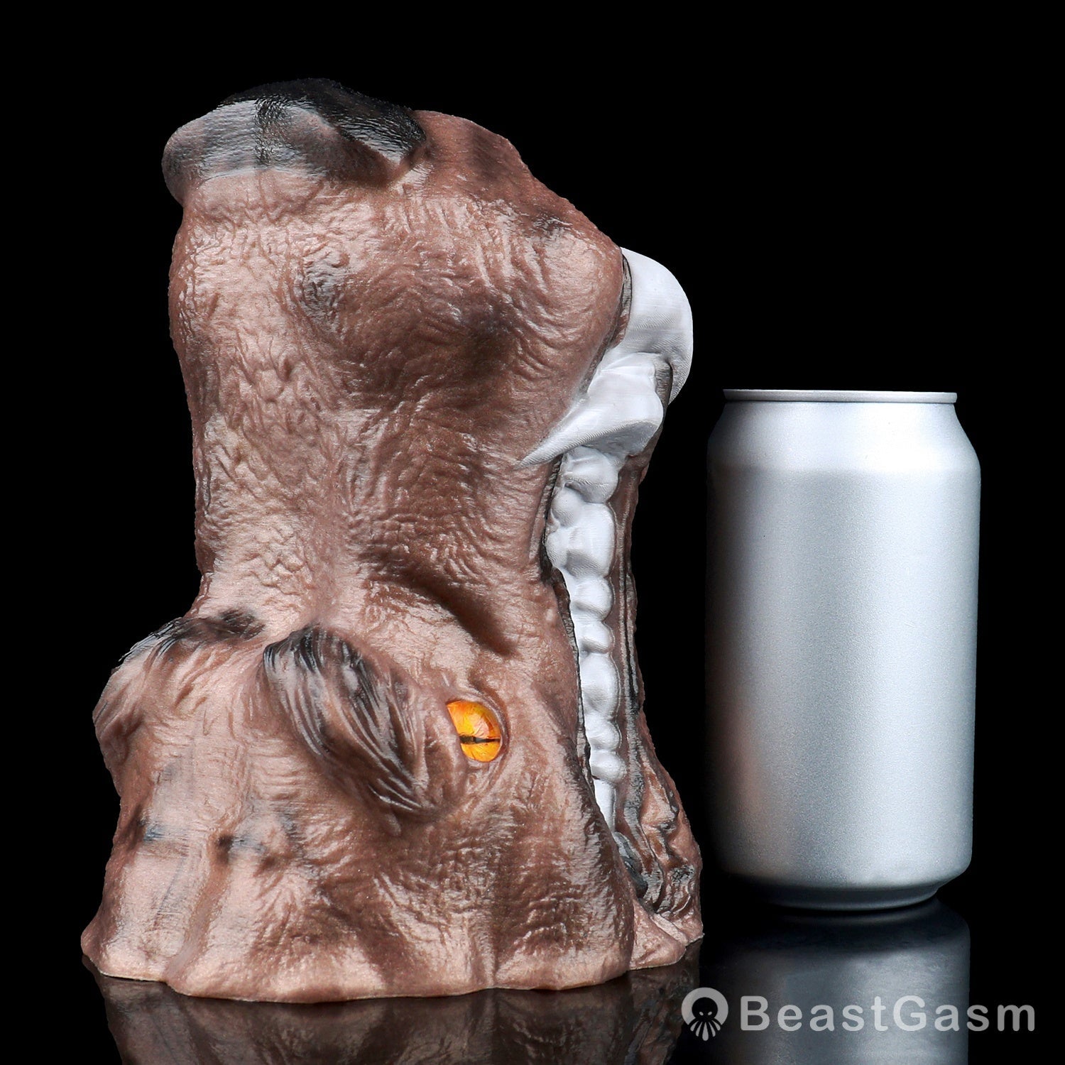 🐺 Jackal Dune: Feral Fantasy Wolf Head Stroker - BeastGasm