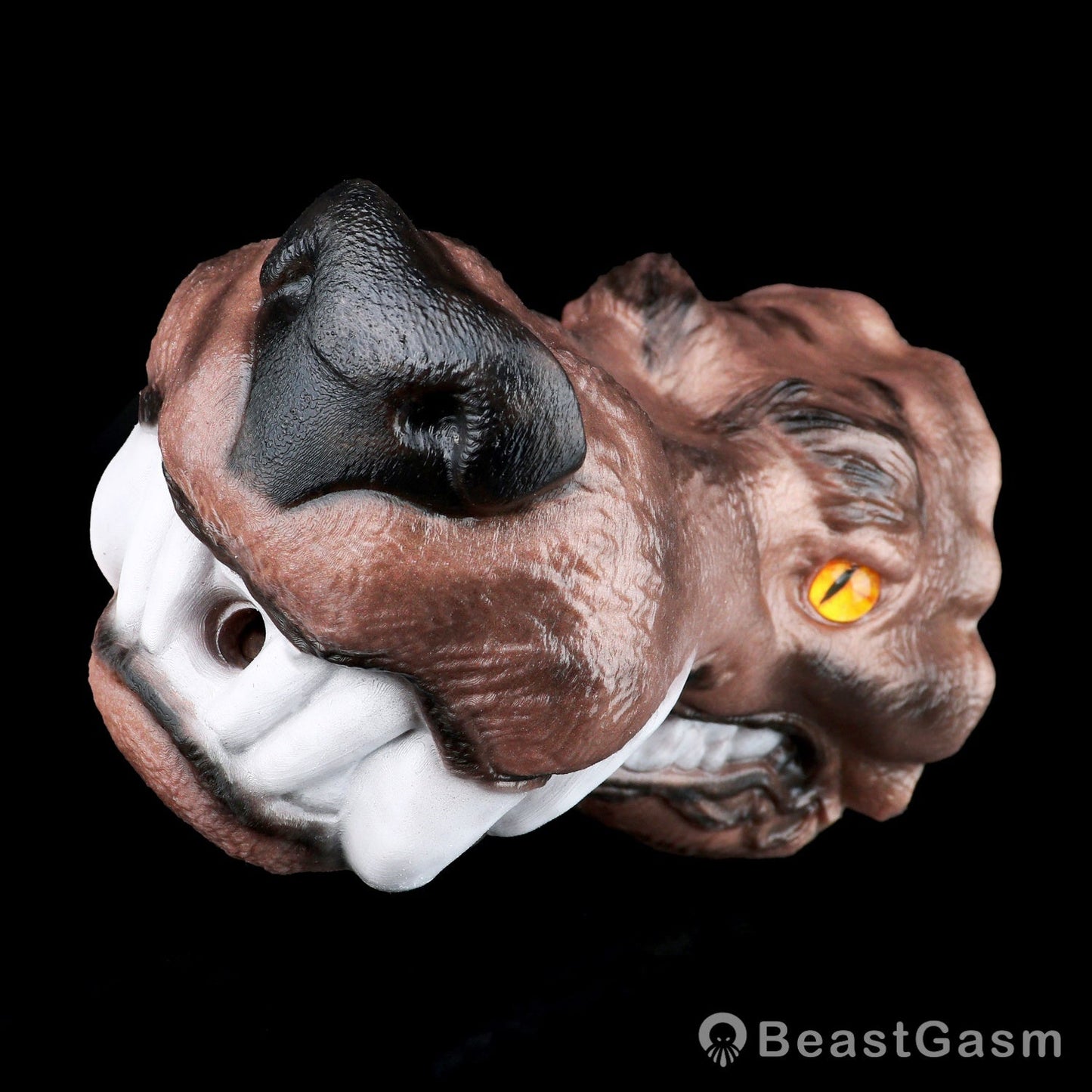 🐺 Jackal Dune: Feral Fantasy Wolf Head Stroker - BeastGasm