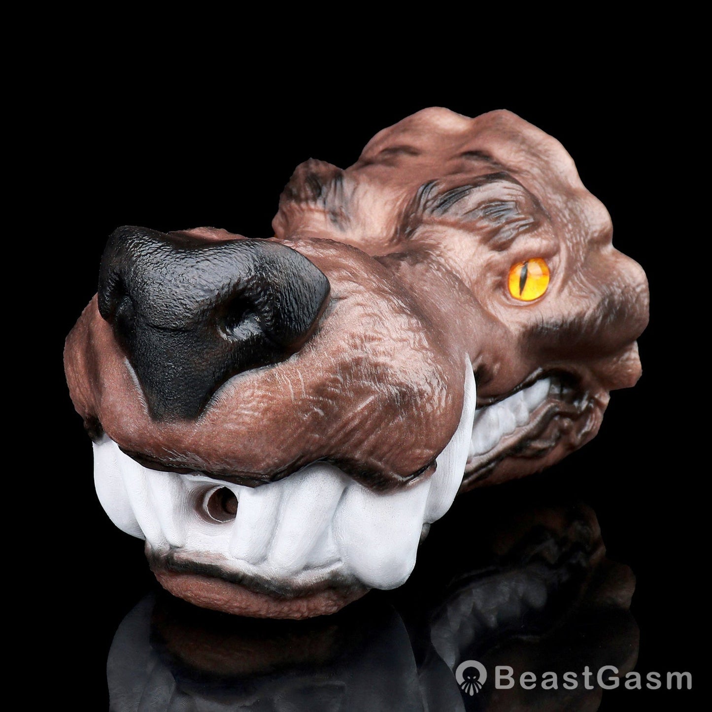 🐺 Jackal Dune: Feral Fantasy Wolf Head Stroker - BeastGasm