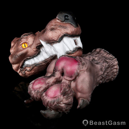 🐺 Jackal Dune: Feral Fantasy Wolf Head Stroker - BeastGasm