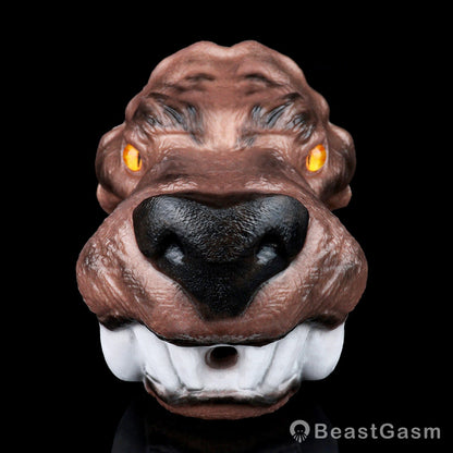 🐺 Jackal Dune: Feral Fantasy Wolf Head Stroker - BeastGasm