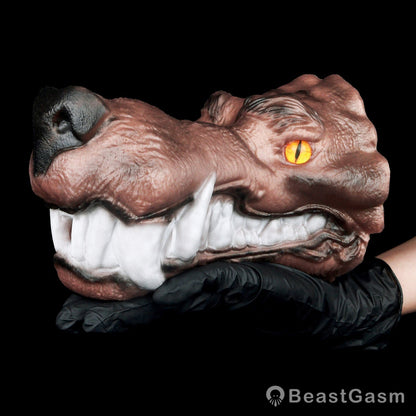 🐺 Jackal Dune: Feral Fantasy Wolf Head Stroker - BeastGasm