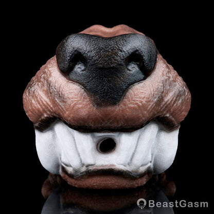 🐺 Jackal Dune: Feral Fantasy Wolf Head Stroker - BeastGasm