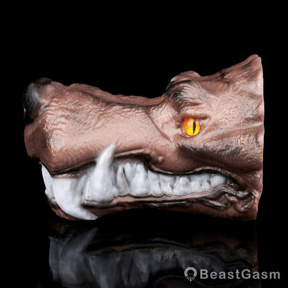 🐺 Jackal Dune: Feral Fantasy Wolf Head Stroker - BeastGasm