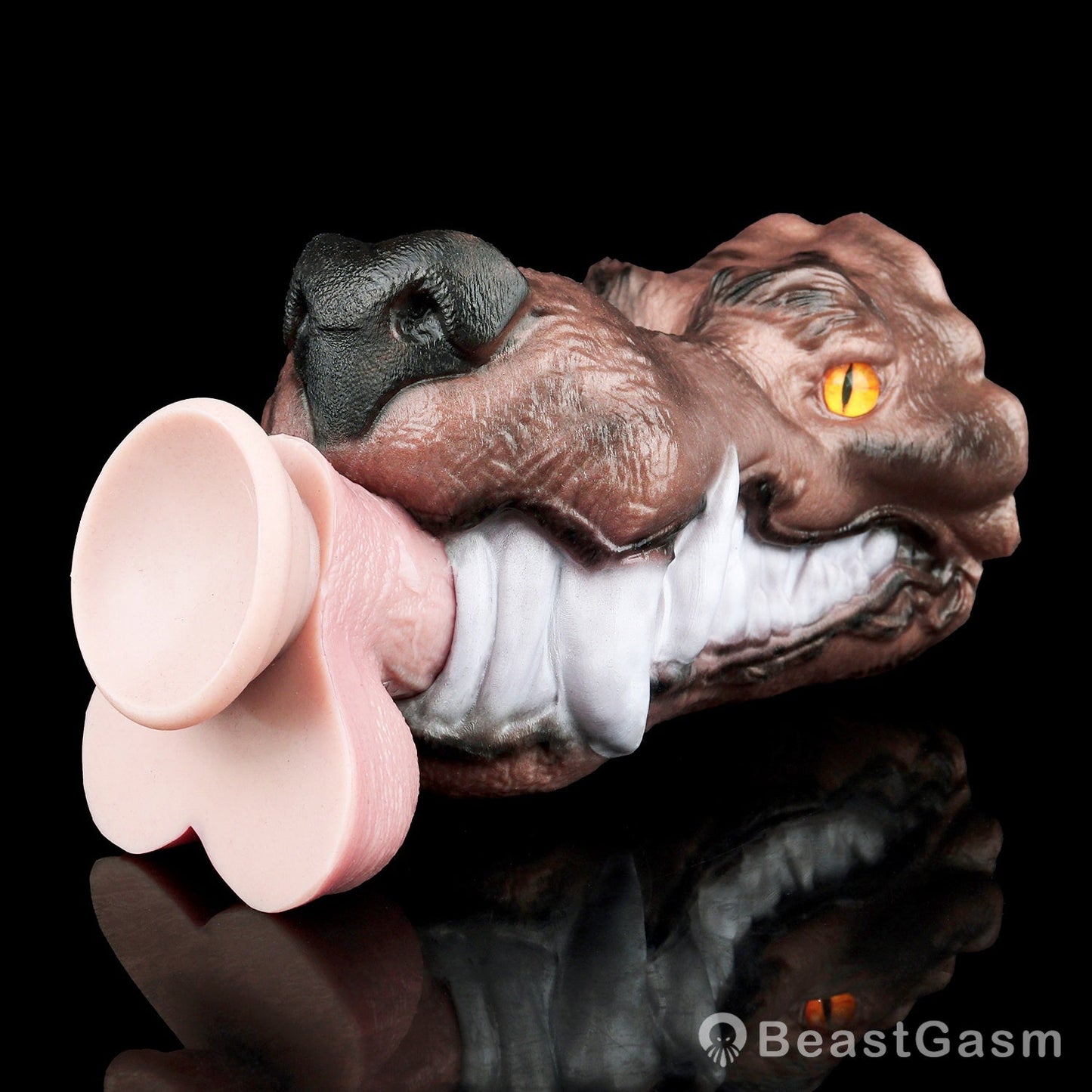 🐺 Jackal Dune: Feral Fantasy Wolf Head Stroker - BeastGasm
