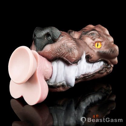 🐺 Jackal Dune: Feral Fantasy Wolf Head Stroker - BeastGasm