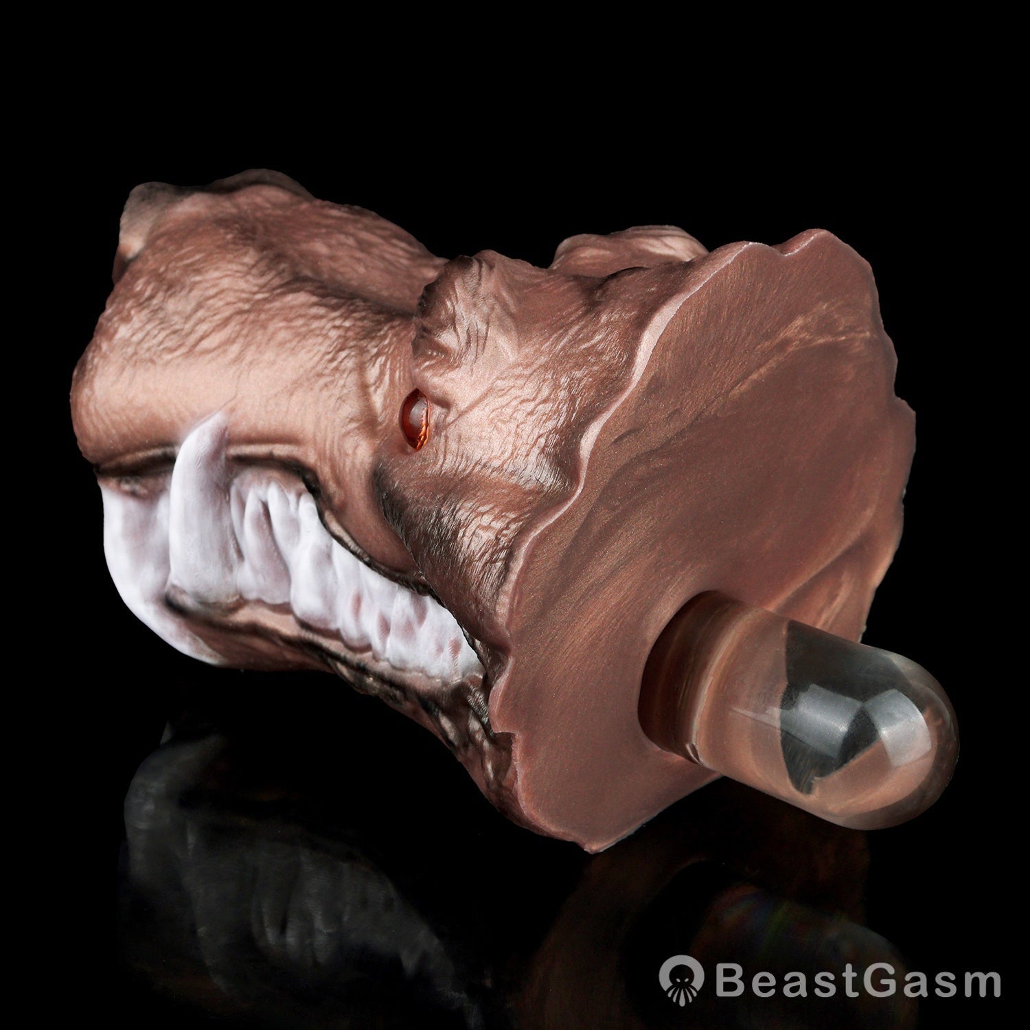 🐺 Jackal Dune: Feral Fantasy Wolf Head Stroker - BeastGasm