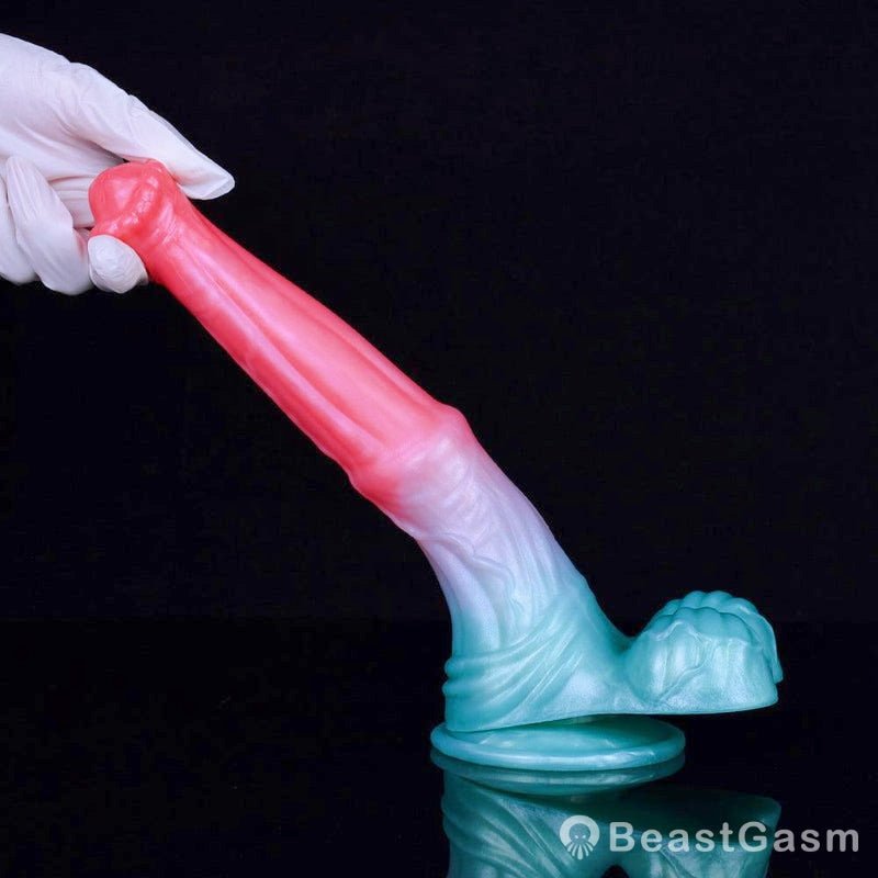 🐴 Jessy - 9.76” Fantasy Pegasus Dildo with Suction Cup - BeastGasm