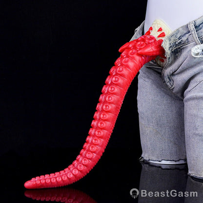 Joseph Silicone Long Tentacle Dildo – 17in Fantasy Tentacle 🌊🔥 - BeastGasm