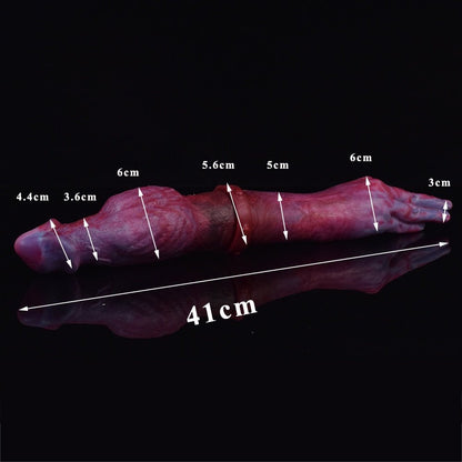 👋 KAIDA 16” Double - Ended Fisting Dildo – Huge Knot Pleasure - BeastGasm