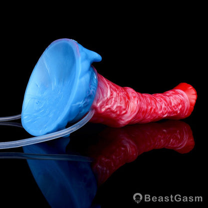 Karkadann Inflatable Ejaculating Dildo – Legendary Stretch & Squirt - BeastGasm