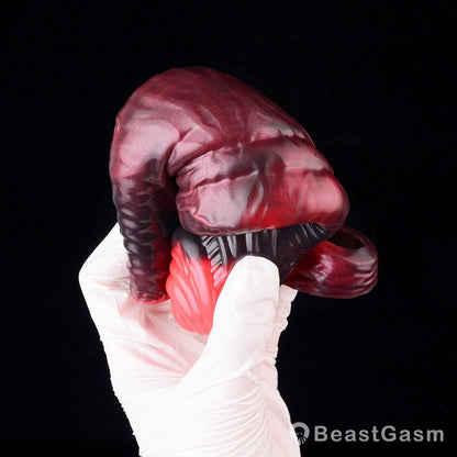 Kavan Crimson Cock Sleeve – Stretchable, Lifelike, Intense - BeastGasm