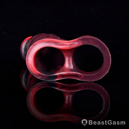 Kavan Crimson Cock Sleeve – Stretchable, Lifelike, Intense - BeastGasm
