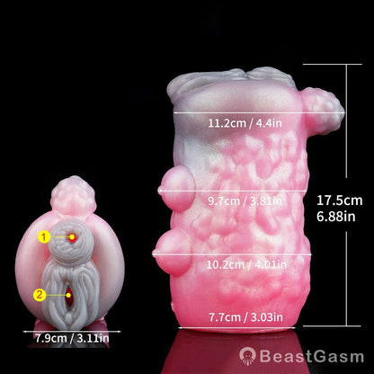 🐐 Kawaii Dairy Sheep Dual - Channel Fantasy Massager - BeastGasm