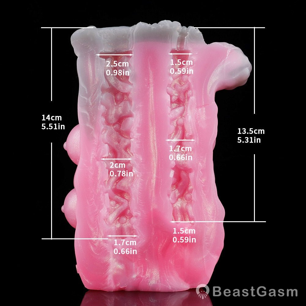 🐐 Kawaii Dairy Sheep Dual - Channel Fantasy Massager - BeastGasm