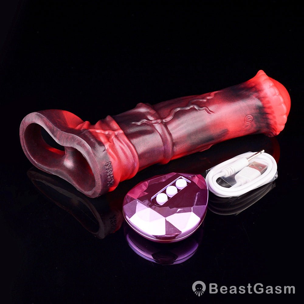 Kedar Fantasy Cock Sleeve – Vibrating, Girth & Power - BeastGasm