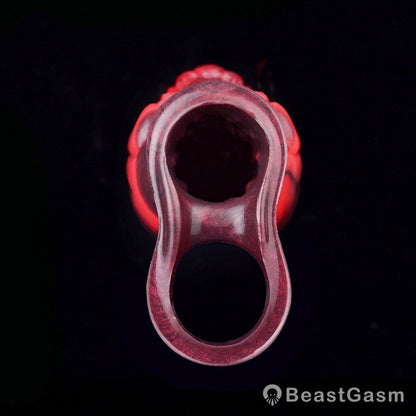 Kert Dragon Cock Sleeve – Bold Red & Black Fantasy Toy - BeastGasm