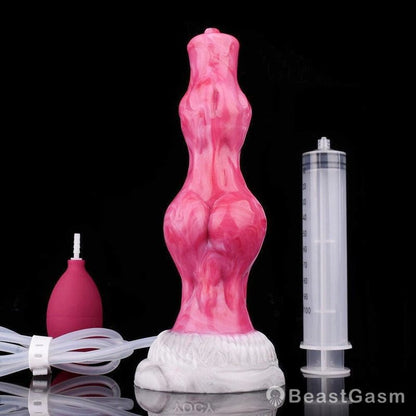 🐺 Kiba Squirting Werewolf Dildo – Knot Design, Fantasy Fun - BeastGasm