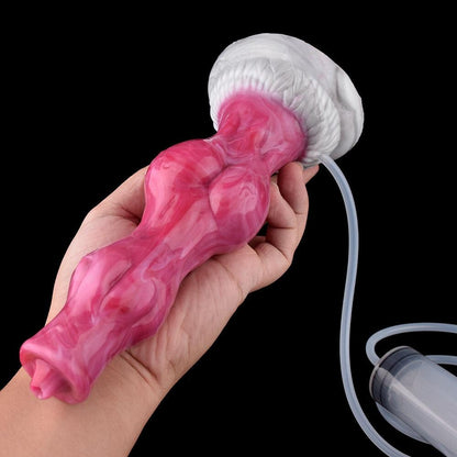 Kiba Squirting Werewolf Dildo – Knot Design, Fantasy Fun - BeastGasm
