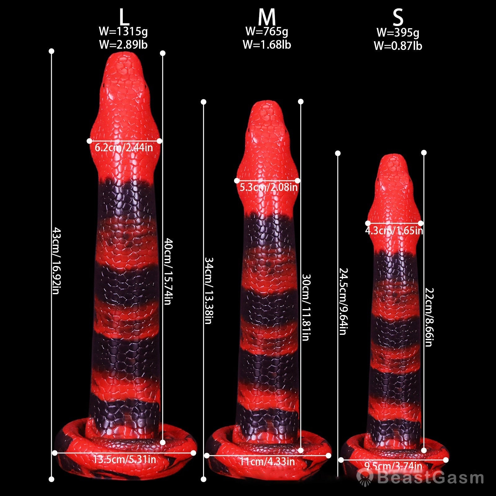 King Cobra Fantasy Dildo – Slither Into Ecstasy - BeastGasm