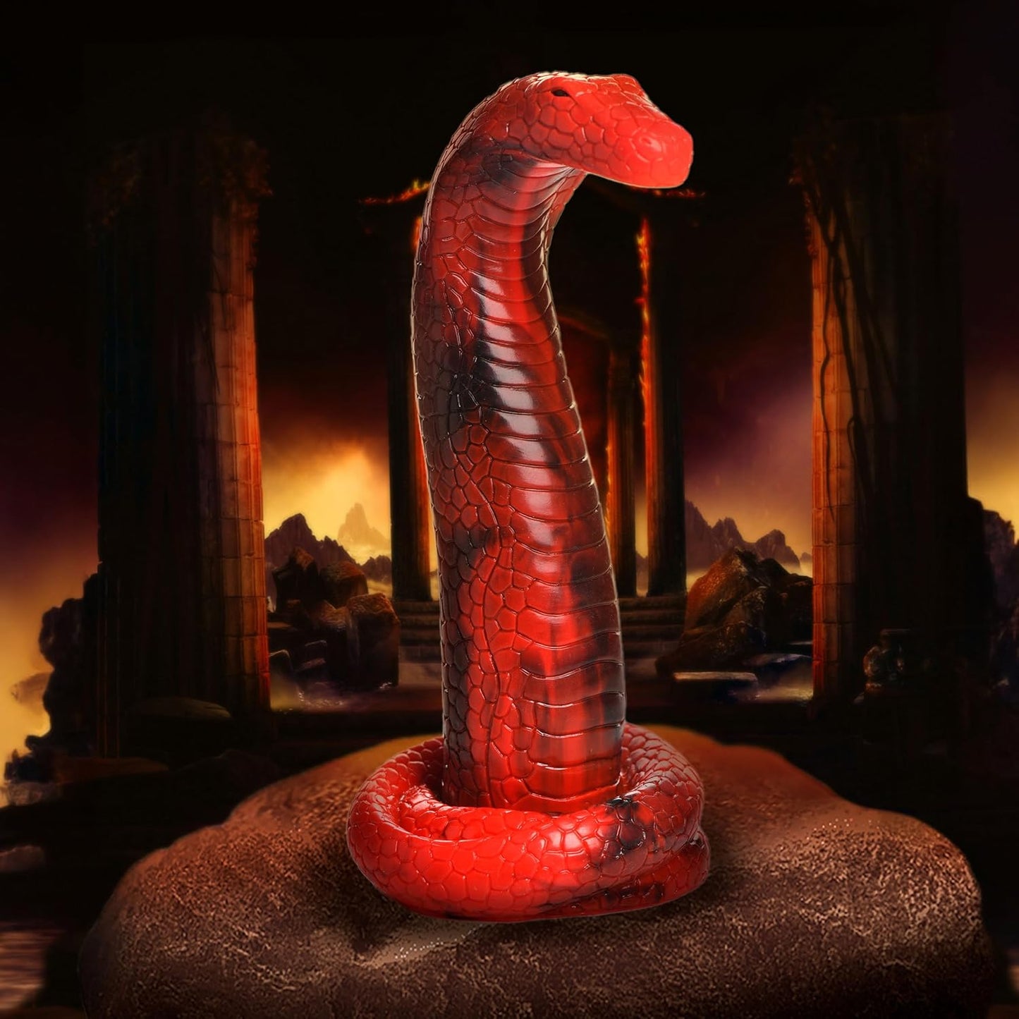 King Cobra Fantasy Dildo – Slither Into Ecstasy - BeastGasm