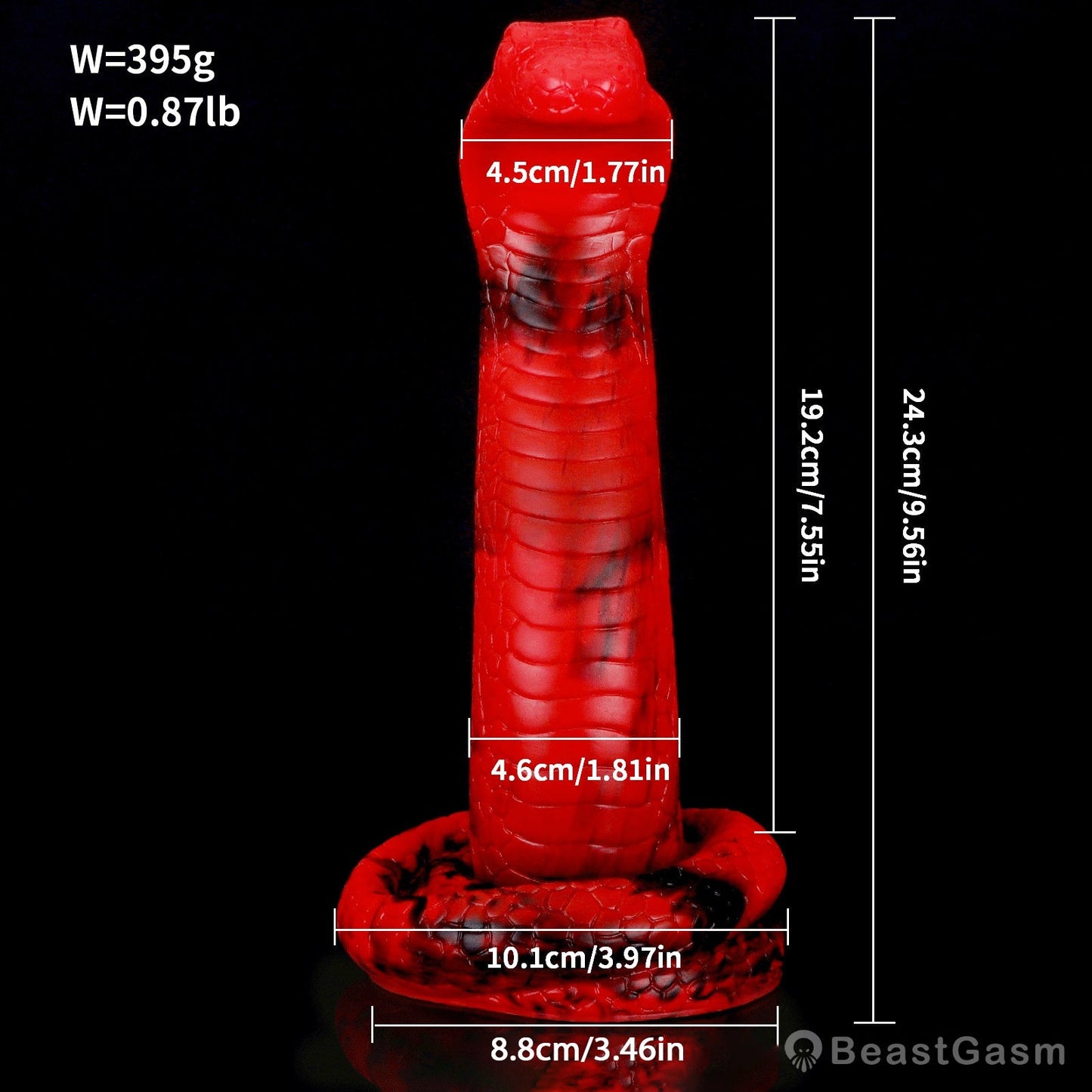 King Cobra Fantasy Dildo – Slither Into Ecstasy - BeastGasm
