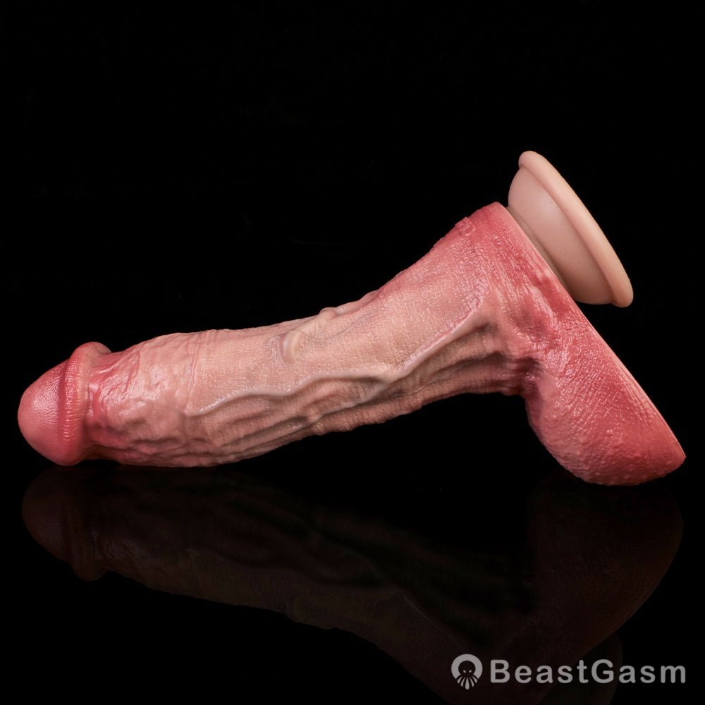 👑 King - Sized Realistic Dildo – Thick, Veiny, Lifelike Toy - BeastGasm
