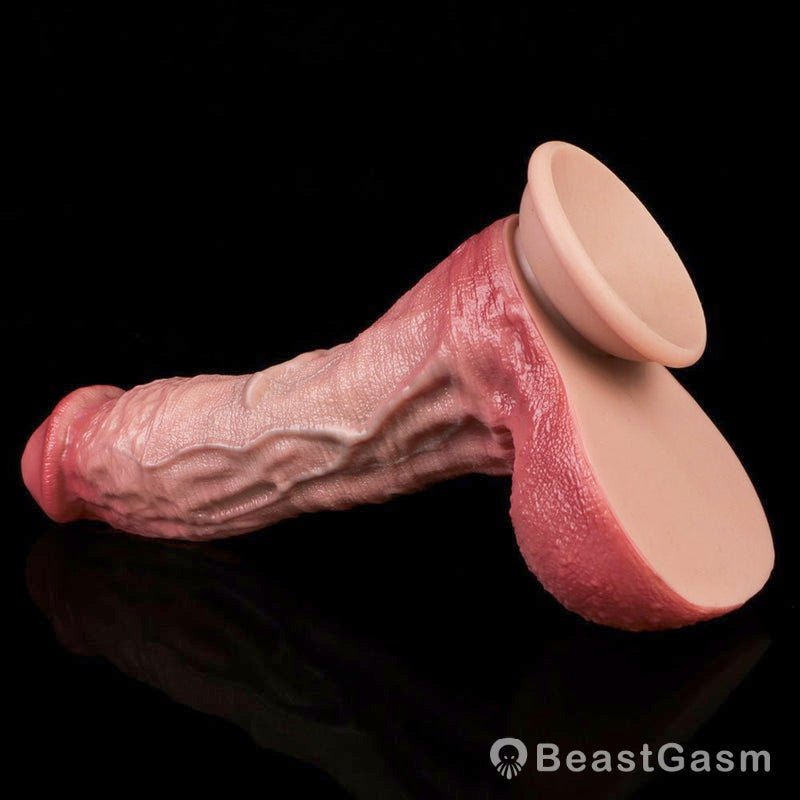 King - Sized Realistic Dildo – Thick, Veiny, Lifelike Toy - BeastGasm