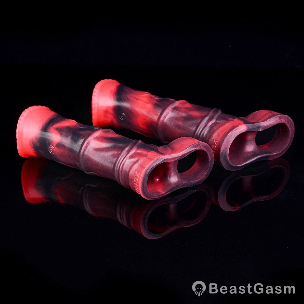 Kingdon Remote Vibrating Cock Sleeve - Couples remote control sex toy - BeastGasm