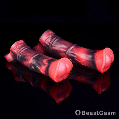 Kingdon Remote Vibrating Cock Sleeve - Couples remote control sex toy - BeastGasm