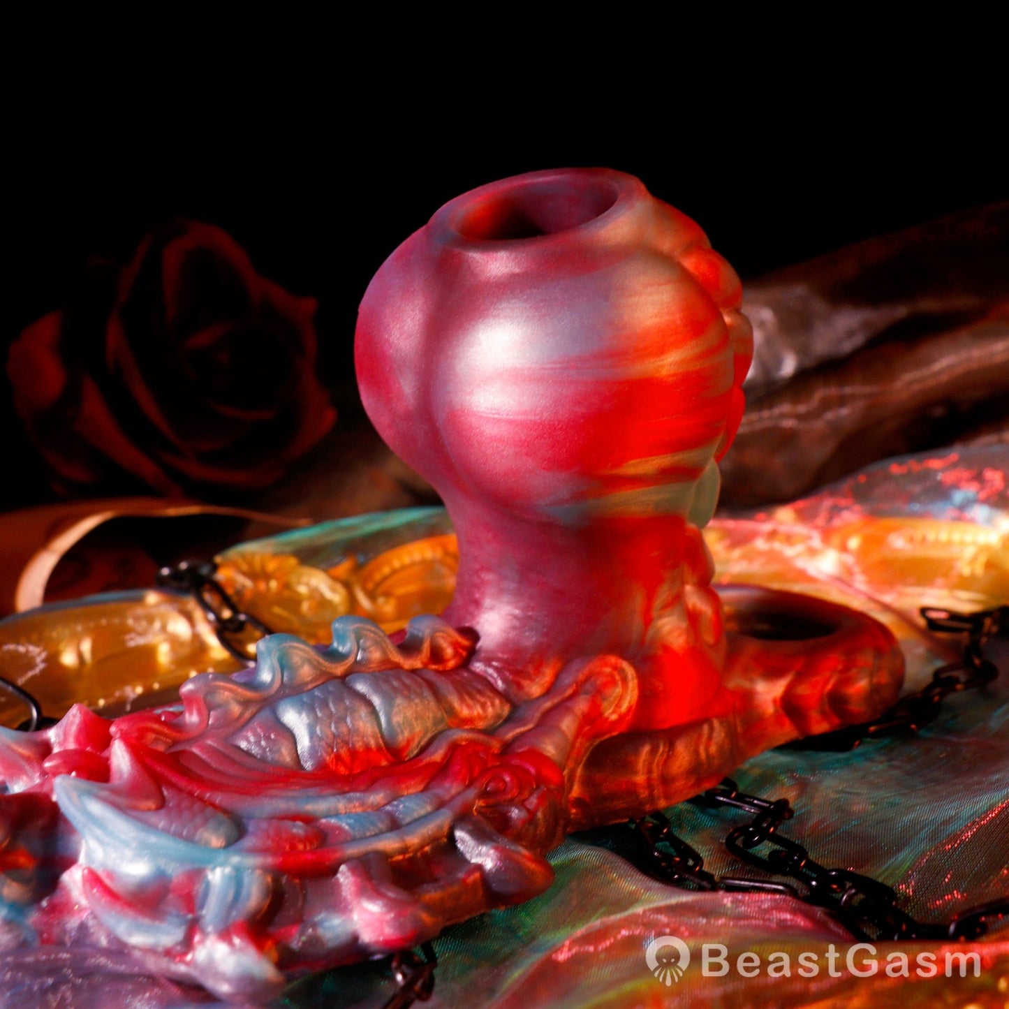 🐩 Knotfang Beast Knot Fantasy Cock Sleeve with Grinder - BeastGasm