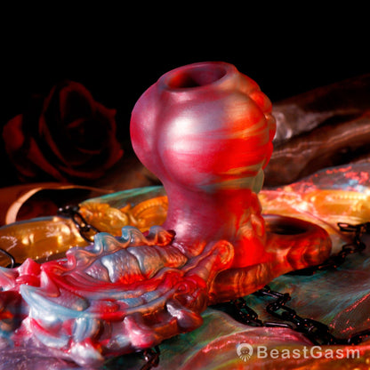 🐩 Knotfang Beast Knot Fantasy Cock Sleeve with Grinder - BeastGasm