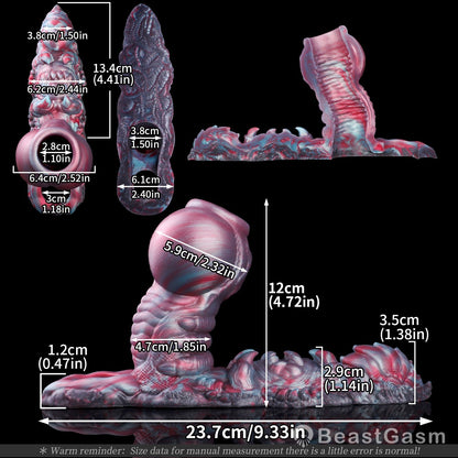 🐺 Knotfang Canine Beast Cock Sleeve with Grinding Plate - BeastGasm