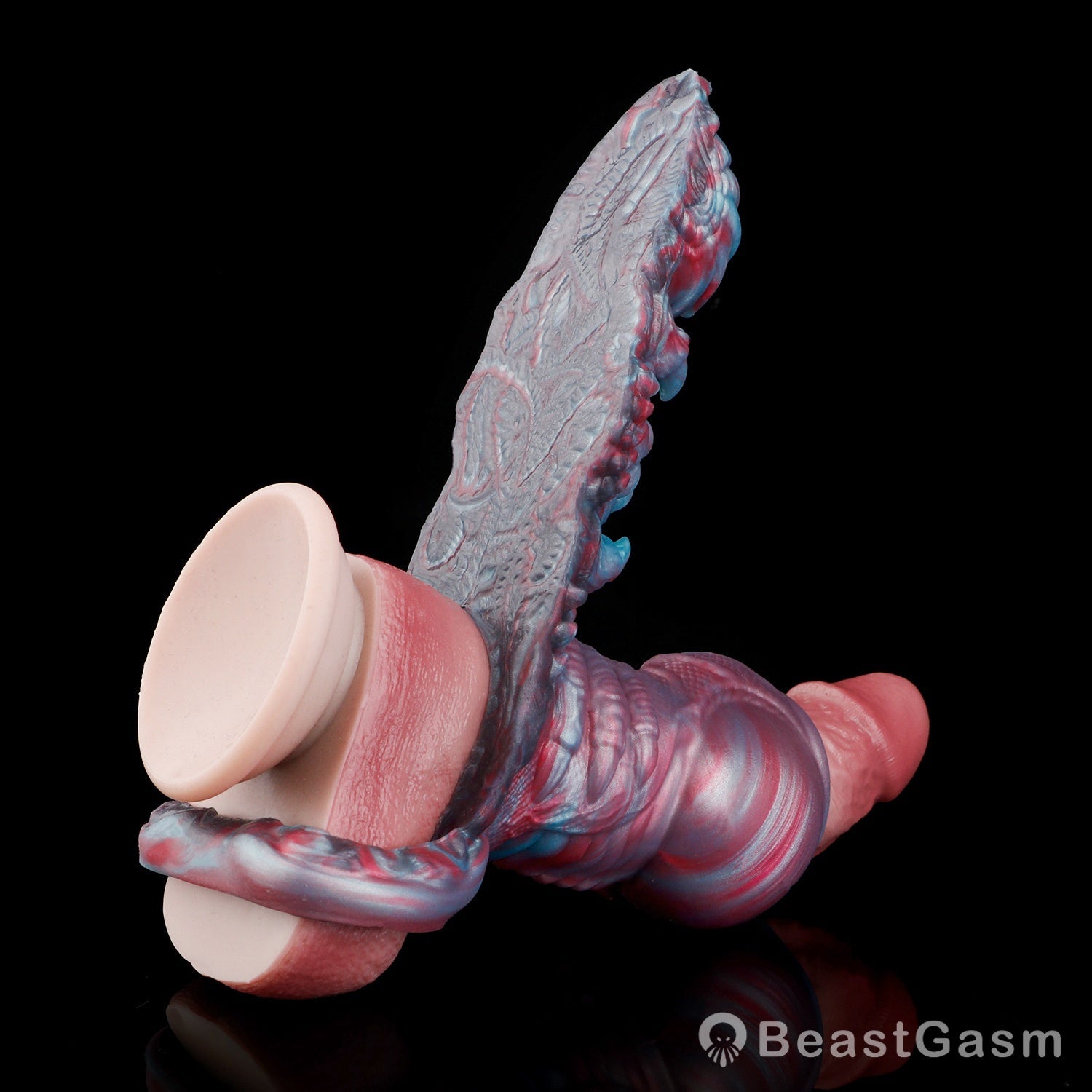 🐺 Knotfang Canine Beast Cock Sleeve with Grinding Plate - BeastGasm