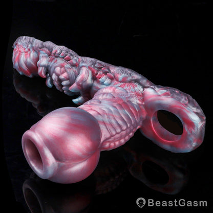 🐺 Knotfang Canine Beast Cock Sleeve with Grinding Plate - BeastGasm