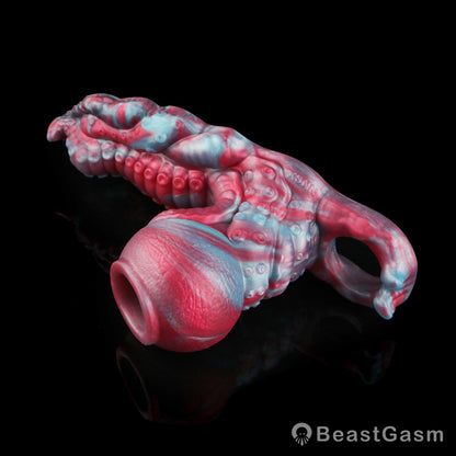 🐉 Knotshade Fantasy Knot Cock Sleeve & Clitoral Grinder - BeastGasm