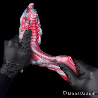 🐉 Knotshade Fantasy Knot Cock Sleeve & Clitoral Grinder - BeastGasm