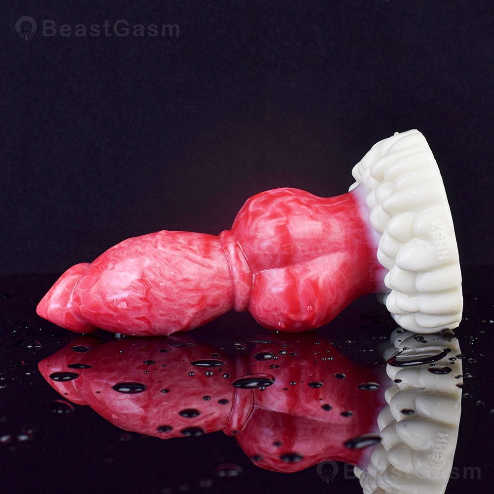 🐶 Knotted Fantasy Dog Dildo – Intense Stretch & Play - BeastGasm